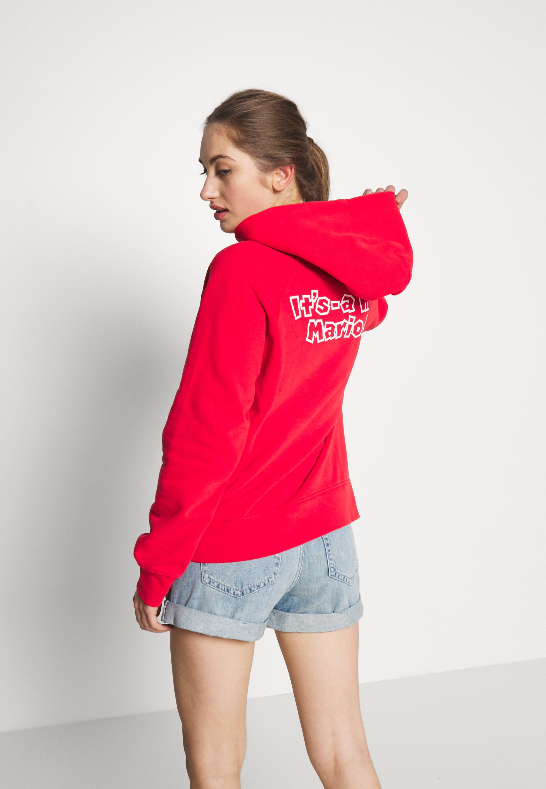 Levi's® MARIO GRAPHIC SPORT HOODIE Hoodie redRood Levi's® Hoodie redRood Zalando.nl