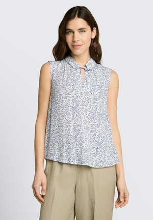 TOM TAILOR TOM TAILOR BLUSEN & SHIRTS BLUSENTOP MIT MUSTER - Blouse - white small leaves design