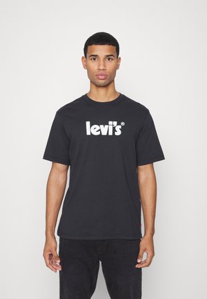 RELAXED FIT TEE - T-shirt print - caviar