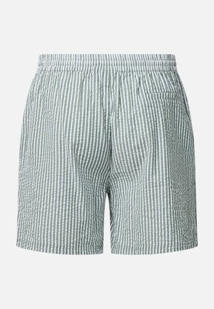 Seaside, DYLAN SEERSUCKER SHORTS - Short - olive stripe