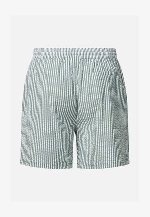 Seaside, DYLAN SEERSUCKER SHORTS - Short - olive stripe