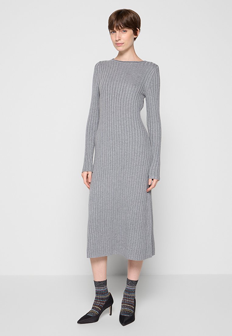 & Other Stories Gebreide jurk grijs & Other Stories Gebreide jurk grijs