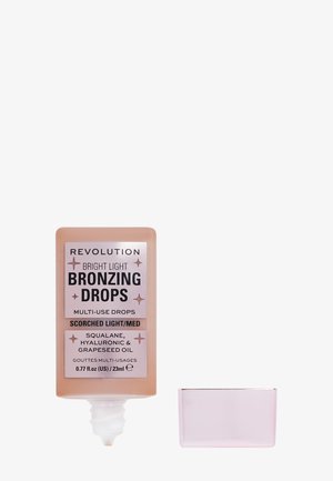 Makeup Revolution REVOLUTION BRIGHT LIGHT BRONZING DROPS - Bronzer - bronze scorched