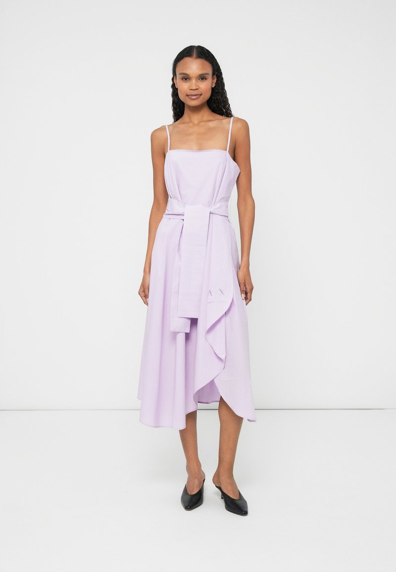 Armani Exchange Jurk lila