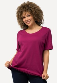Ulla Popken T-shirt basic - berry