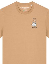 watapparel DOGTOR - T-Shirt print - latte