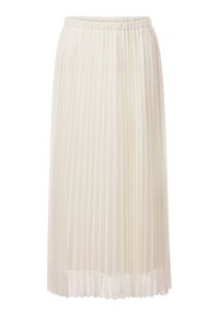 Rich & Royal MIT ELASTISCHEM BUND - Plisirana suknja - pearl white
