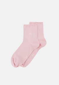 WOMEN SHORT SOCK ROLL TOP 2 PACK - Socks - pink