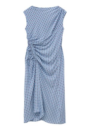 & OTHER STORIES, & OTHER STORIES BOAT-NECK MIDI DRESS - Robe de jour - blue