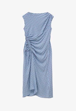 & OTHER STORIES, & OTHER STORIES BOAT-NECK MIDI DRESS - Jurk - blue