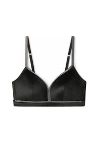 TIZIANA  WANNA GLISTEN - Triangel BH - black