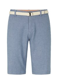 TOM TAILOR Shorts - chambray blue dobby