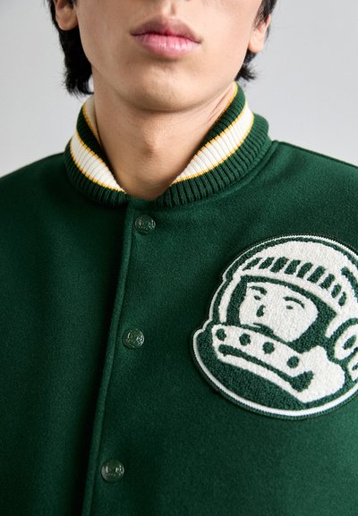 Billionaire Boys Club SCRIPT LOGO VARSITY JACKET - Blouson Bomber - green