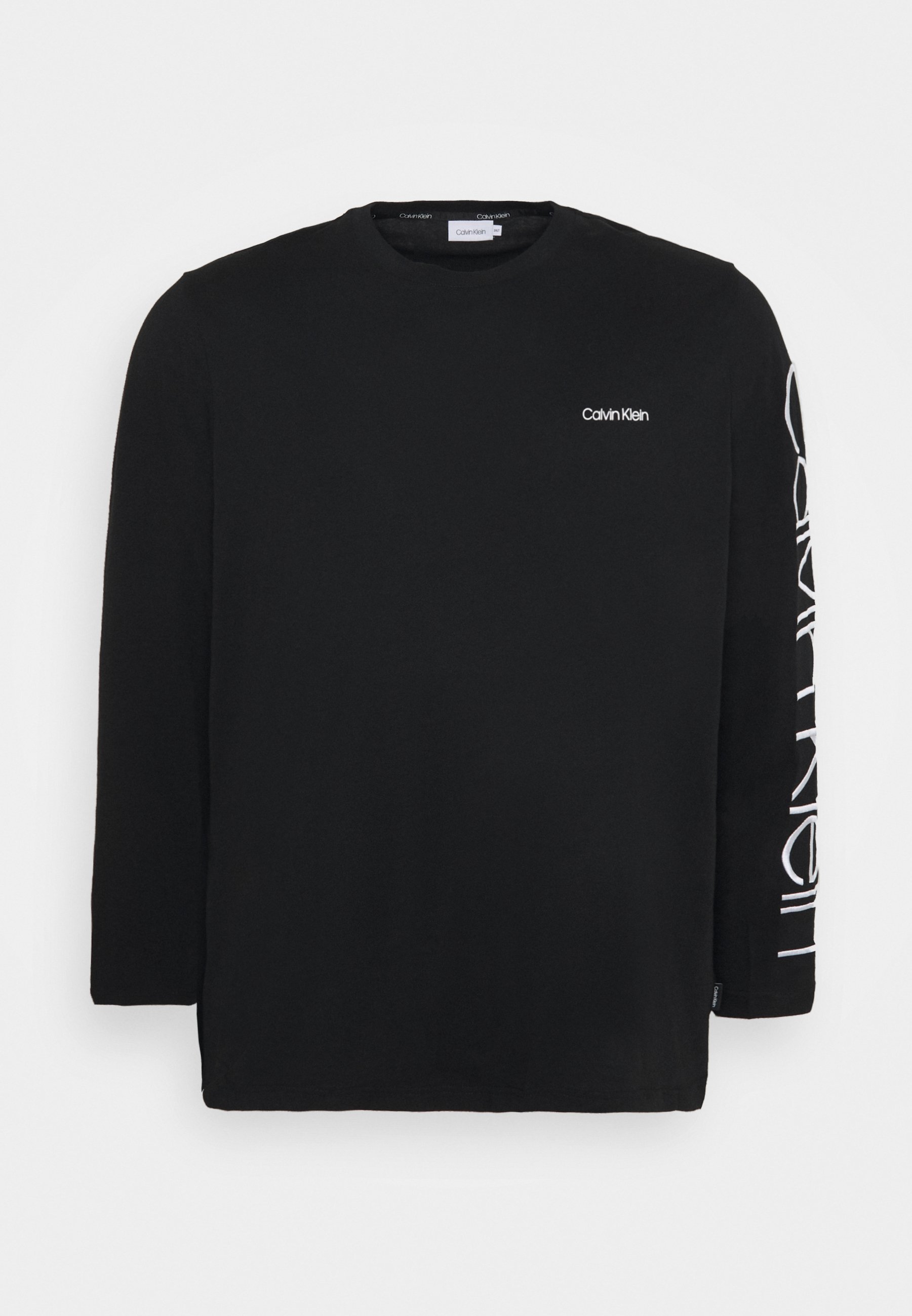Calvin Klein LOGO LONG SLEEVE - Maglietta a manica lunga - black/nero -  Zalando.it