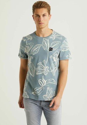 AllSaints | Camiseta Sunset Negro Deslavado Para Hombre – The Style Rack