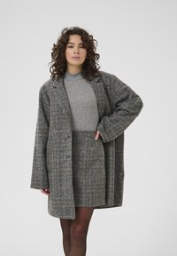 Kaffe VIVIAN - Minijupe - grey prince of wales check