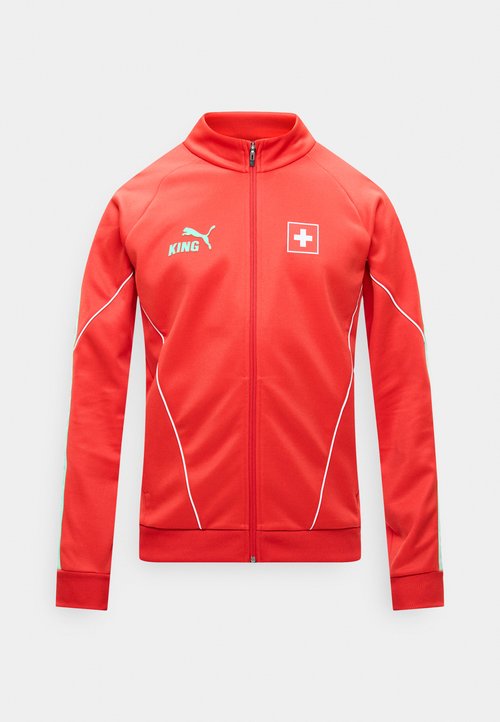 PUMA SWITZERLAND SFV KING ANTHEM JACKET - National team wear - rotgruen — photo 7