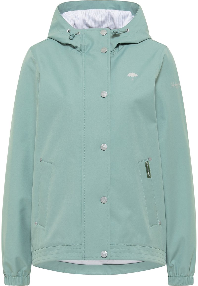 Schmuddelwedda Regenjas mintgroen