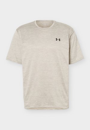 Under Armour, TECH VENT - T-shirt de sport - timberwolf taup/ultimate black