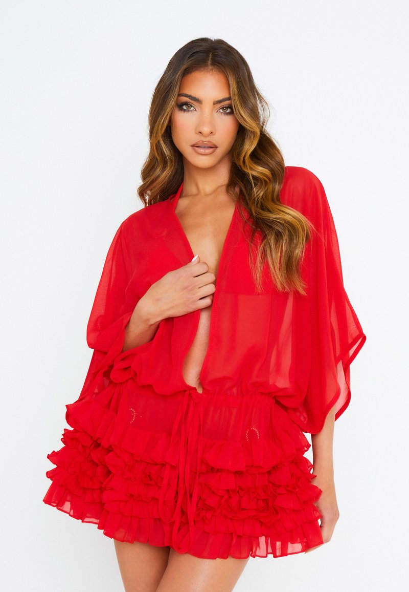 Moda Minx MODA MINX COVERUP RUFFLE KAFTAN Accessorio da spiaggia