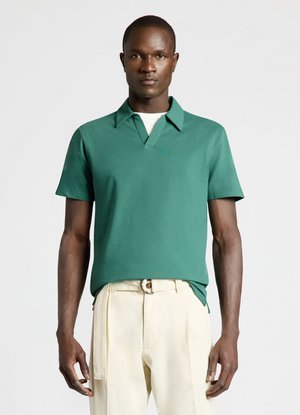 Calliope, T-SHIRT TINTA UNITA - Polo - verde smeraldo