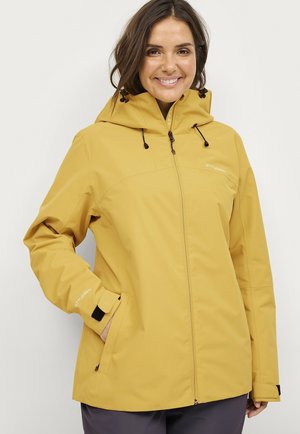 Áhkká SHELL W - Let jakke / Sommerjakker - dunkelgelb