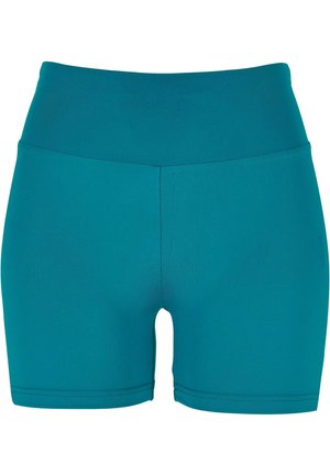 HIGH WAIST CYCLE HOT - Rövidnadrágok - watergreen