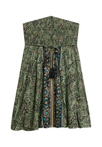 Non sélectionné, green leaf paisley