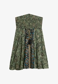 Niewybrane, green leaf paisley