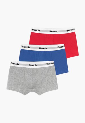 BOXER 3 PACK - Pants - grey/red/blue