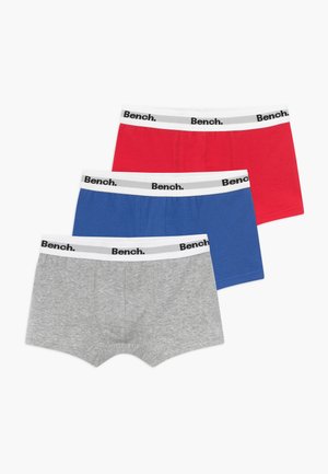 BOXER 3 PACK - Panties - grey/red/blue