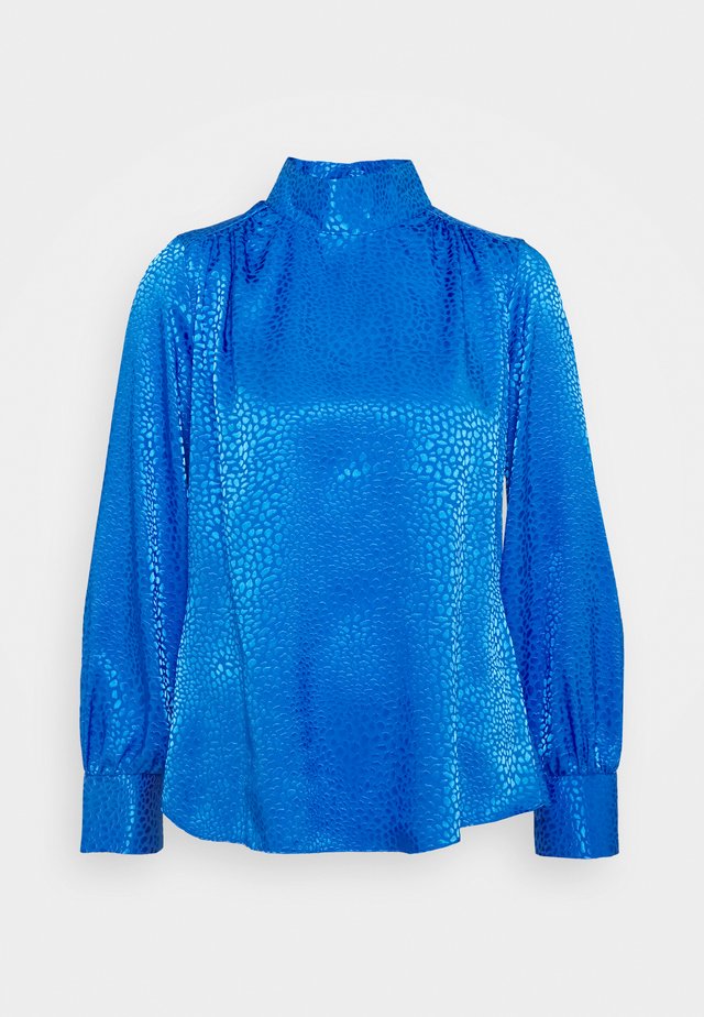 CLOSET HIGH NECK BLOUSE - Pusero - cobalt