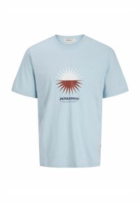 Jack & Jones PLUS SIZE - Nyomott mintás póló - skyway