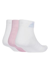 adidas Performance UNISEX 3 PACK - Calcetines de deporte - white   white   true pink