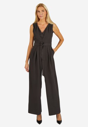 OVERALL MIT MARLENESCHHNITT - Jumpsuit - schwarz