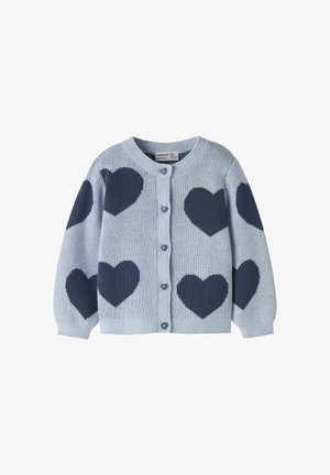 Name it, CARDIGAN KNITTED - Cardigan - blue