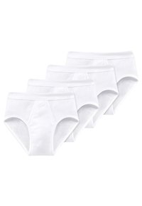 Schiesser 4ER PACK COTTON ESSENTIALS FEIN - Slip - weiß