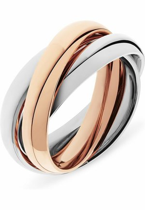 Ring - silverfarbenund roségoldfarben