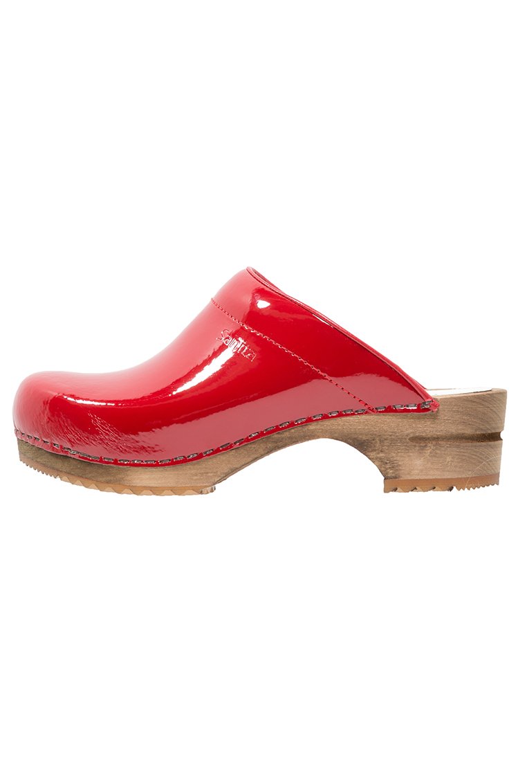 Sanita CLASSIC OPEN - Zuecos - red