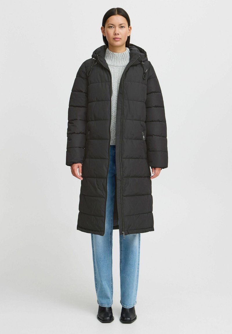 ICHI IHZELANA Abrigo de invierno black/negro