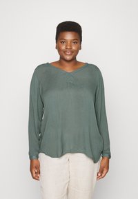 Kaffe Curve BLOUSE - Blouse - balsam green