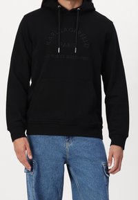 KARL LAGERFELD Felpa con cappuccio - black
