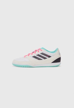 TOP SALA COMPETITION UNISEX - Fußballschuh Halle - white/aurora black/flash aqua