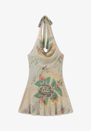 Ed Hardy, Vestido informal - ecru