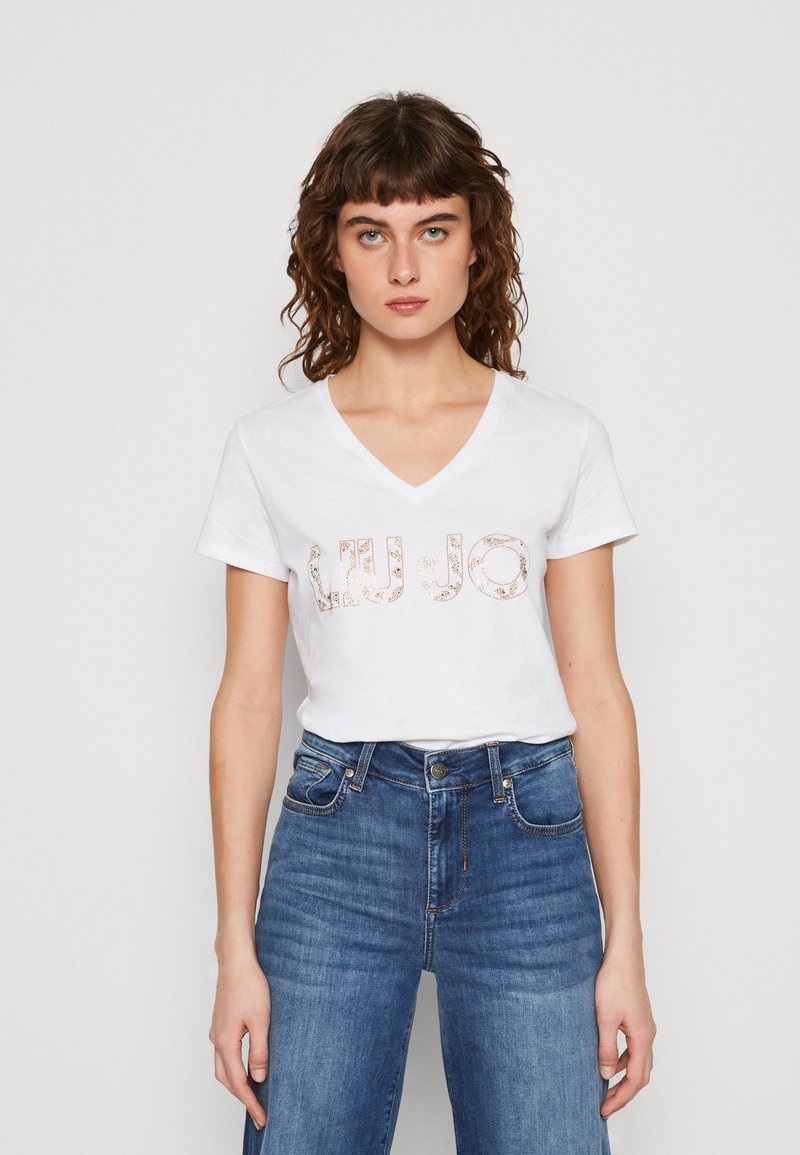 Liu Jo Brown Cotton T-Shirt