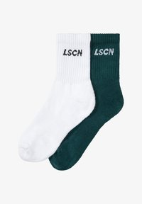 Selected, x weiß x lime