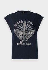 CLOE GUITAR WINGS STRASS - T-Shirt print - encre