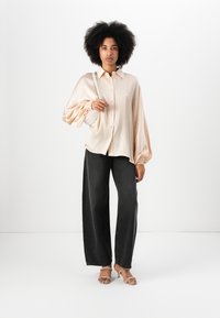 TWINSET WOVEN - Baggy fit teksad - denim nero