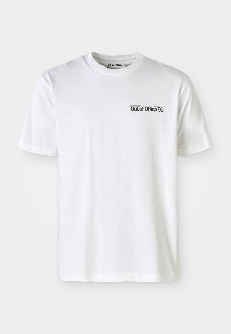 On Vacation T-shirt print wit
