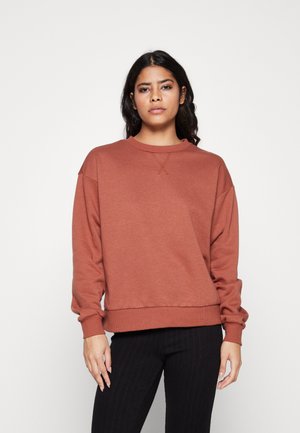 ONLJODA EVERY O-NECK - Sweatshirt - brown patina